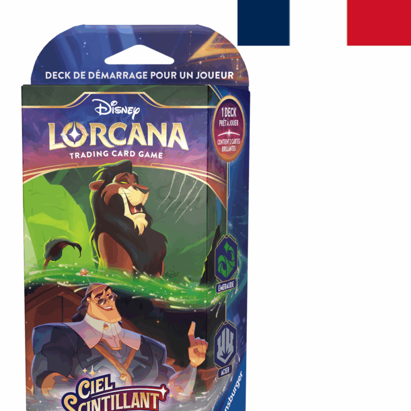 DISNEY - Lorcana - Trading Cards Starters Scar & Kronk Chapitre 5 - FR