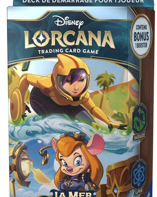 DISNEY - Lorcana - Trading Cards Starters Emer/Saphir Chapitre 6 - FR