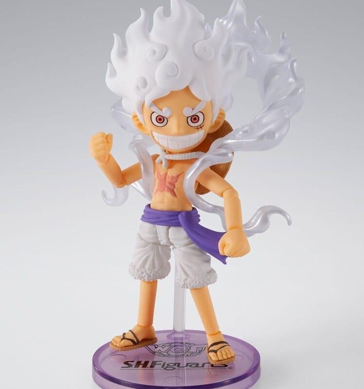 ONE PIECE - Luffy Gear 5 - Figurine WCF X S.H. Figuarts 8cm