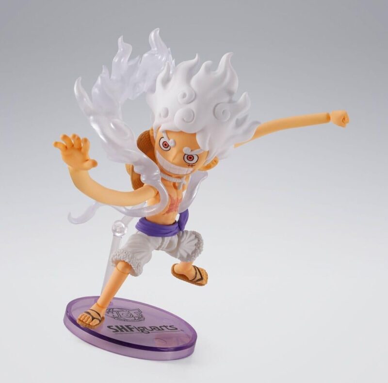 ONE PIECE - Luffy Gear 5 - Figurine WCF X S.H. Figuarts 8cm – Image 5