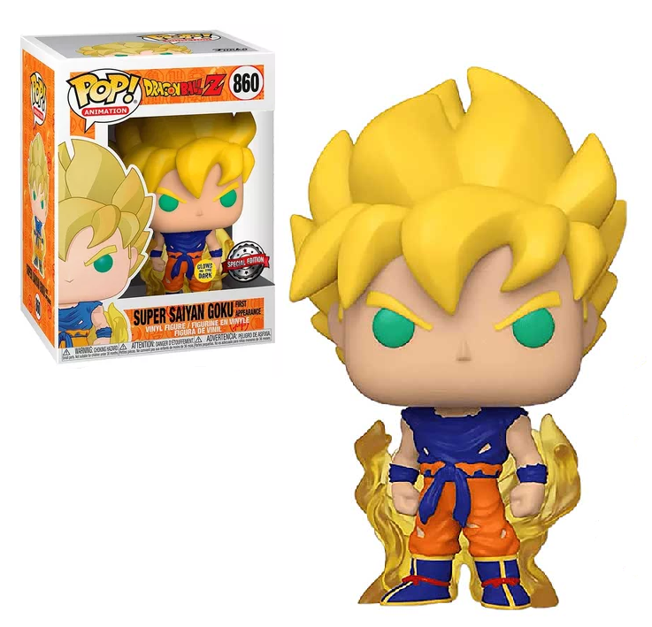 DRAGON BALL Z - POP Animation N° 860 - Goku Super Saiyan (GITD)