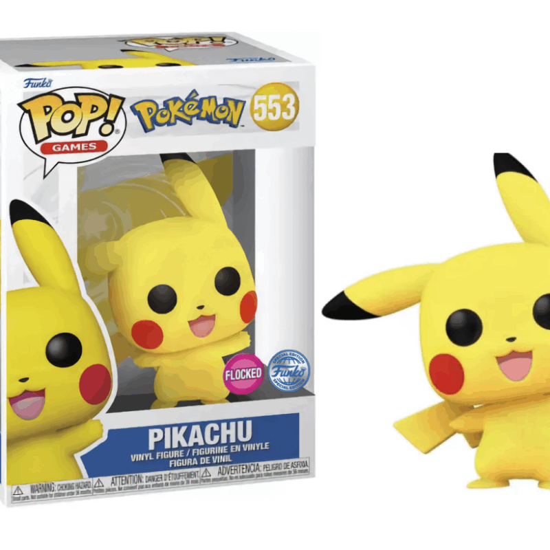 POKEMON - POP N° 553 - Pikachu Waving Flocked