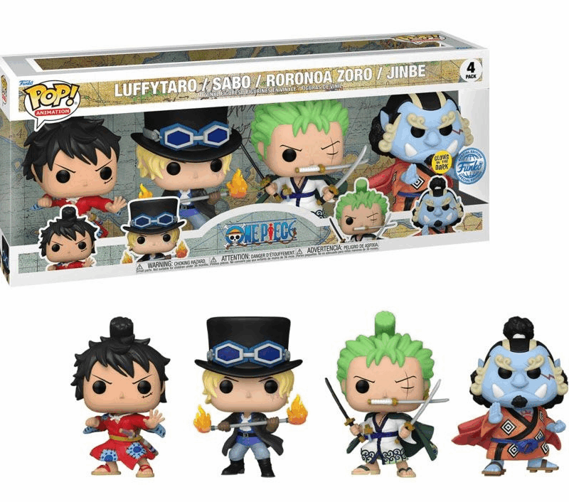 ONE PIECE - POP Animation N° 04 - S4 4pk (GW)