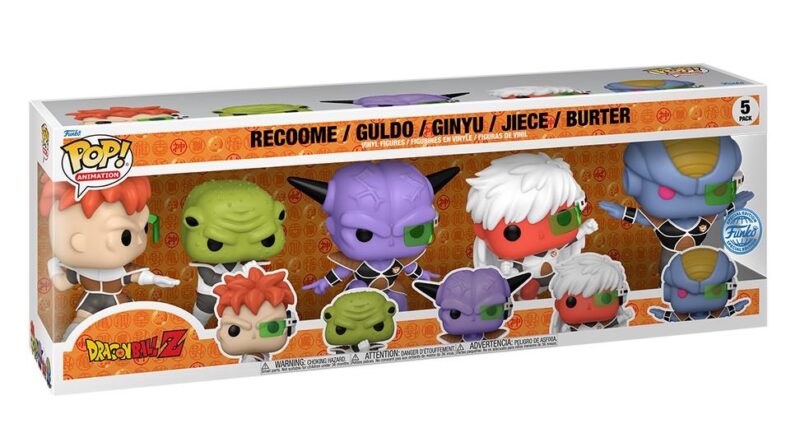 DRAGON BALL Z - POP Animation 5 Pack - Ginyu Force