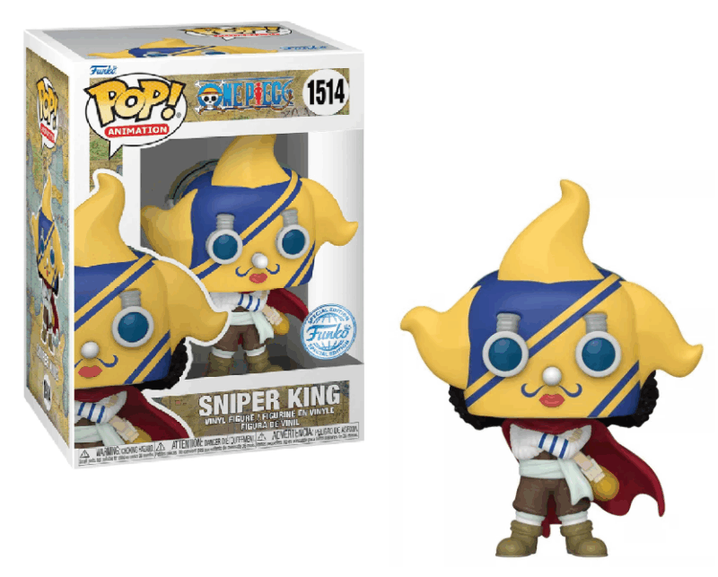 ONE PIECE - POP Animation N° 1514 - Sniper King avec Chase