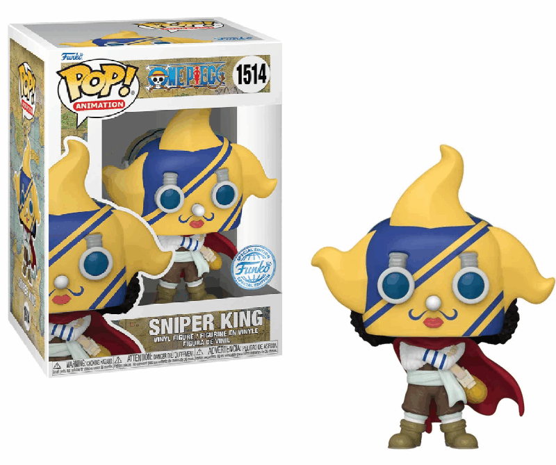 ONE PIECE - POP Animation N° 1514 - Sniper King avec Chase