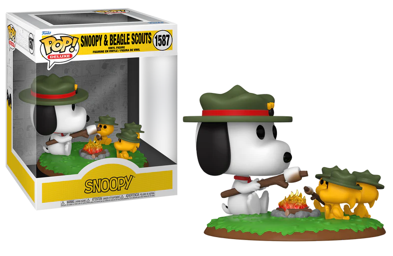 PEANUTS - POP Deluxe N° 1587 - Snoopy et Beagle Scouts