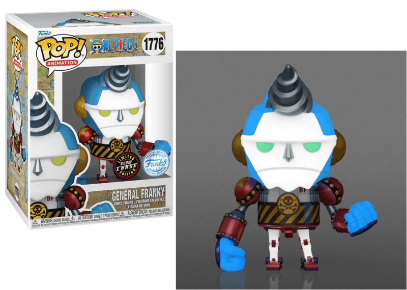 ONE PIECE - POP Animation N° 1776 - General Franky avec Chase (GW) – Image 2