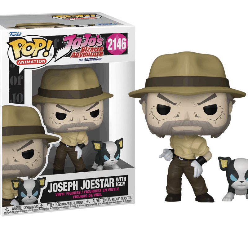 JOJO PART 3 - POP & Buddy N° 2146 - Joseph Joestar & Iggy