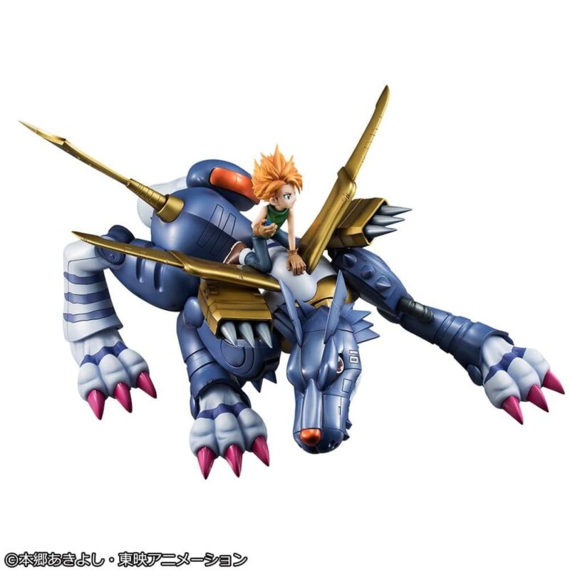 DIGIMON - Metal Garurumon & Ishida - Statuette G.E.M. Precious 30cm – Image 2