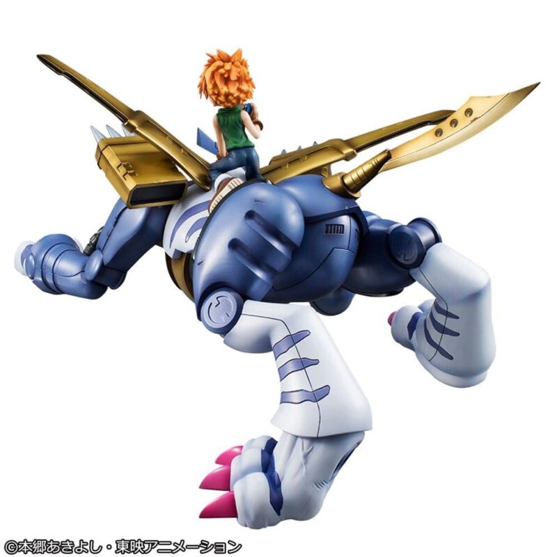 DIGIMON - Metal Garurumon & Ishida - Statuette G.E.M. Precious 30cm – Image 3