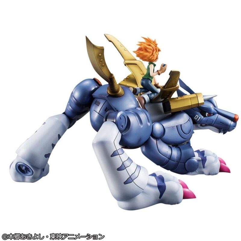 DIGIMON - Metal Garurumon & Ishida - Statuette G.E.M. Precious 30cm – Image 4
