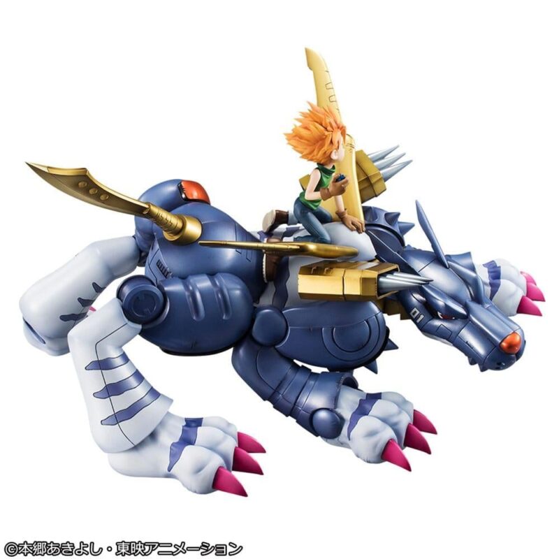 DIGIMON - Metal Garurumon & Ishida - Statuette G.E.M. Precious 30cm – Image 5