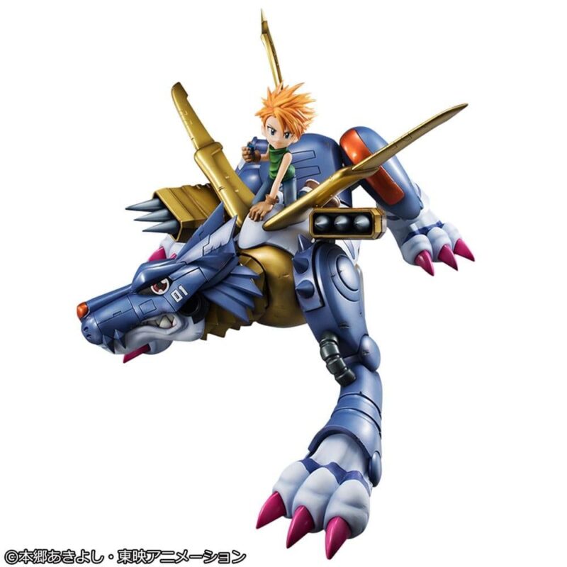 DIGIMON - Metal Garurumon & Ishida - Statuette G.E.M. Precious 30cm – Image 6
