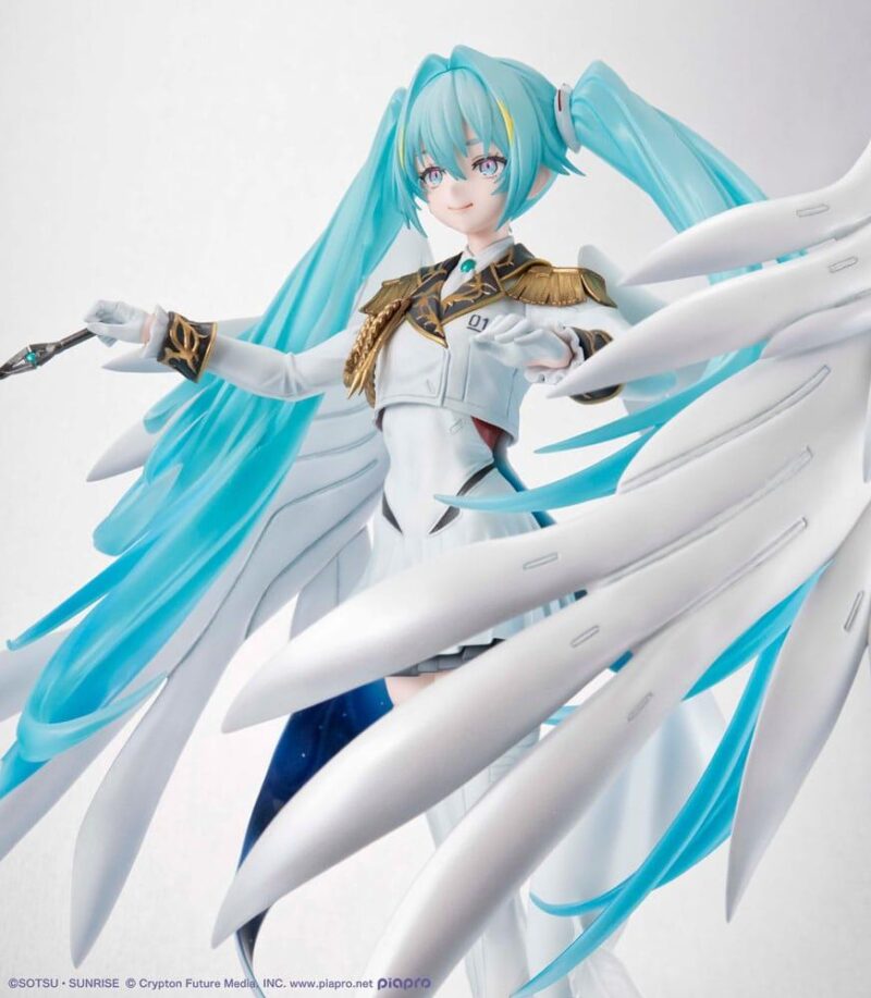 GUNDAM X HATSUNE MIKU - Lucra Miku x Wing Gundam Zero - Statuette 27cm – Image 5