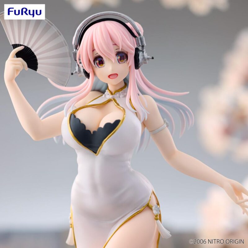 SUPER SONICO - White china dress - Statuette Trio-Try-It 21cm – Image 2