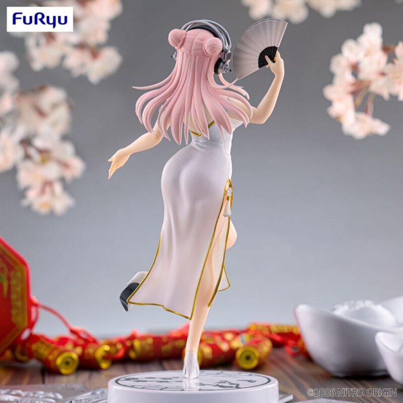 SUPER SONICO - White china dress - Statuette Trio-Try-It 21cm – Image 5