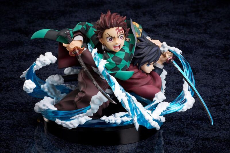 DEMON SLAYER - Tanjiro & Giyuu - Statuette 13cm – Image 2
