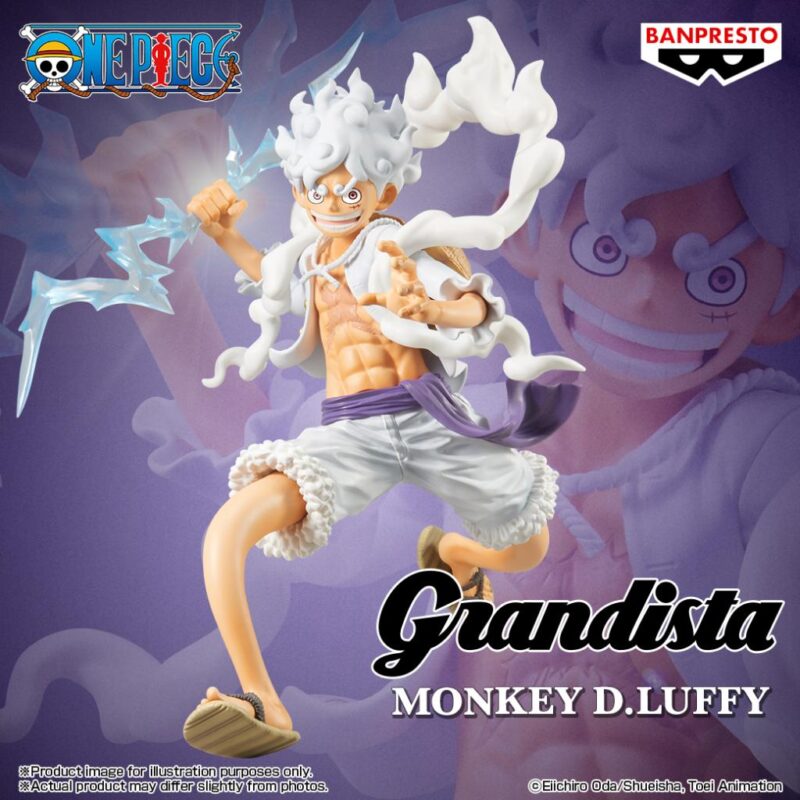 ONE PIECE - Monkey D. Luffy Gear 5 - Figurine Grandista 25cm – Image 5