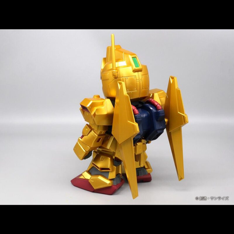 GUNDAM - SD Hyakushiki Gold Ver. - Jumbo Sofbi Figure 24cm – Image 3