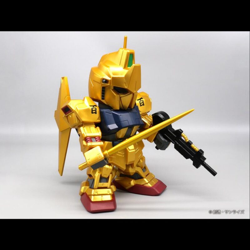 GUNDAM - SD Hyakushiki Gold Ver. - Jumbo Sofbi Figure 24cm – Image 4