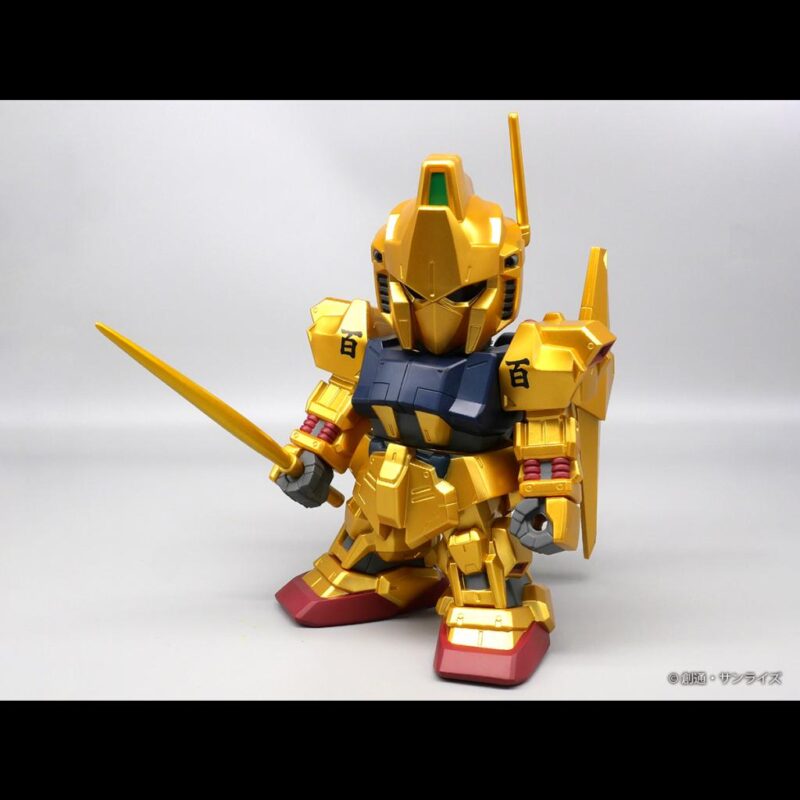 GUNDAM - SD Hyakushiki Gold Ver. - Jumbo Sofbi Figure 24cm – Image 5