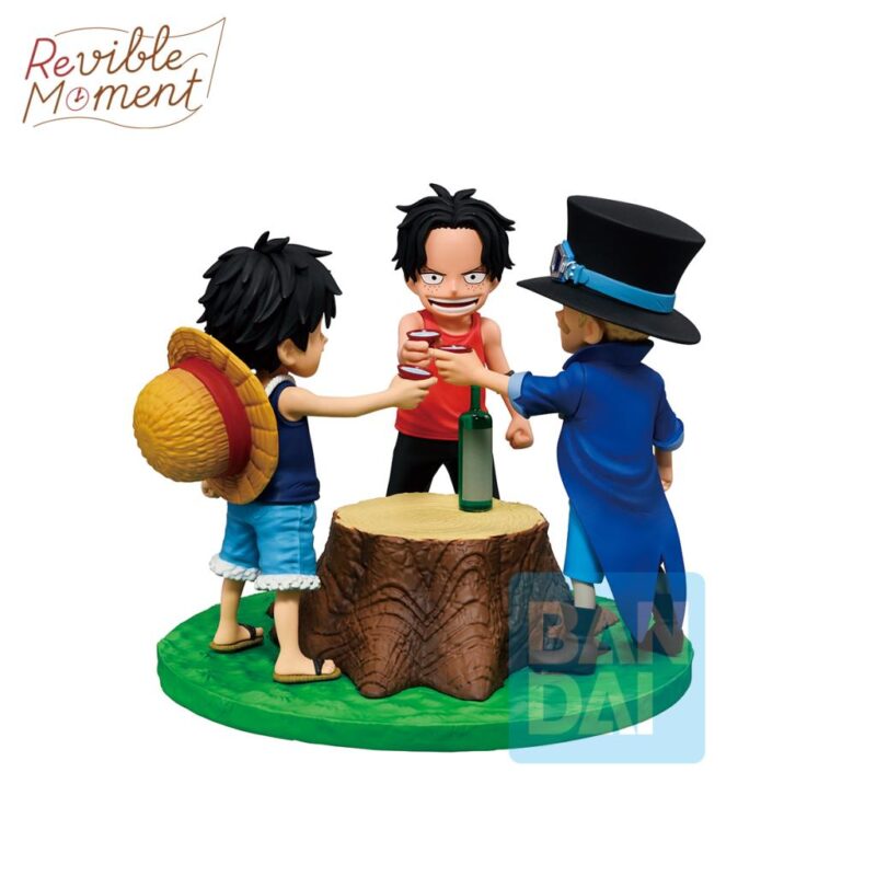 ONE PIECE - Ace & Sabo & Luffy - Figurine Dramatic Memories 10cm – Image 3
