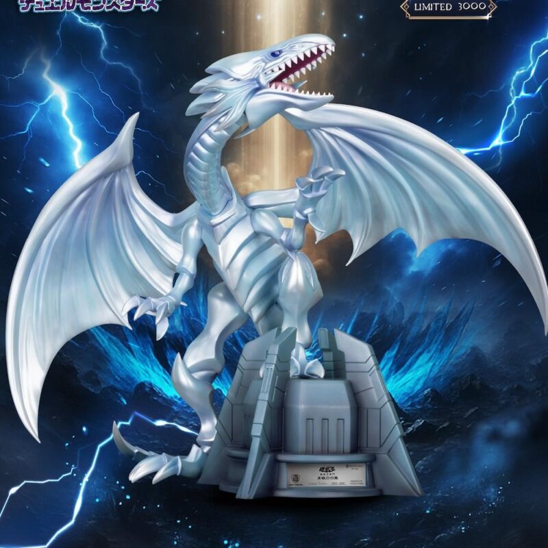 YU-GI-OH - Dragon Blanc Aux Yeux Bleus - Statuette Master Craft 37cm