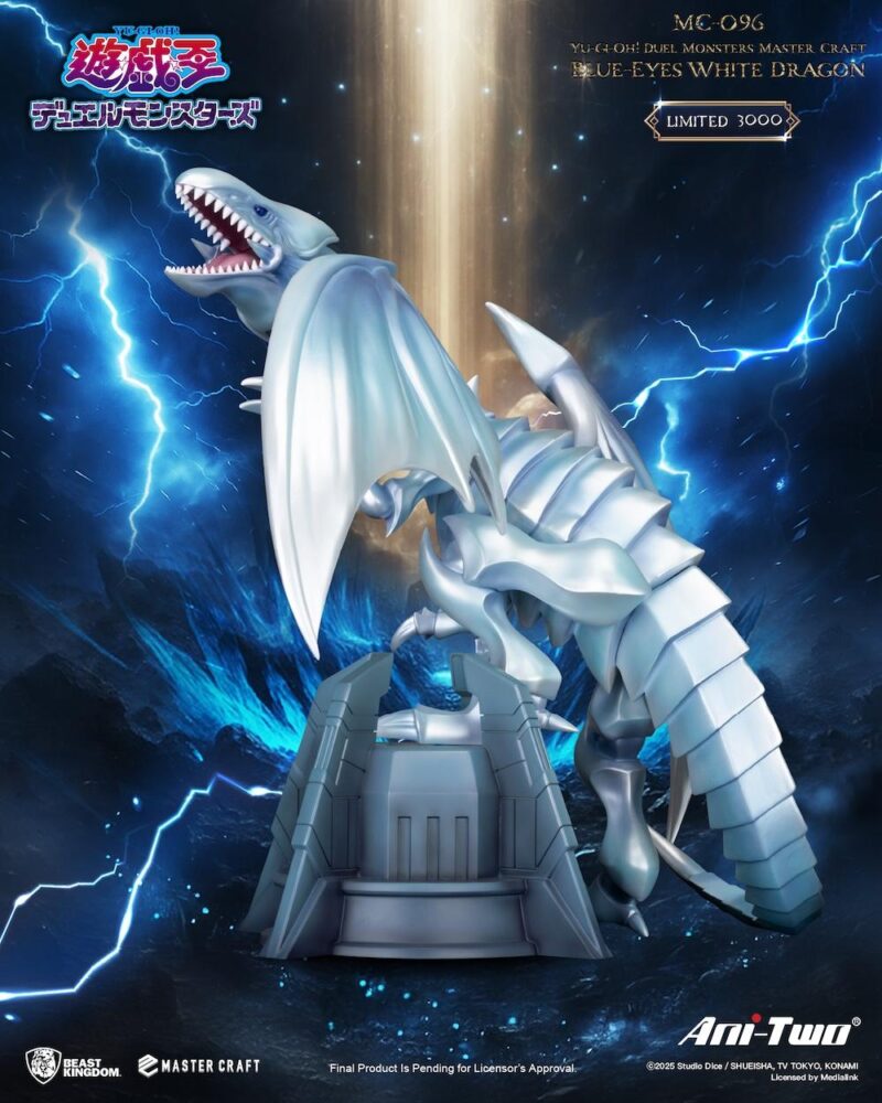 YU-GI-OH - Dragon Blanc Aux Yeux Bleus - Statuette Master Craft 37cm – Image 2