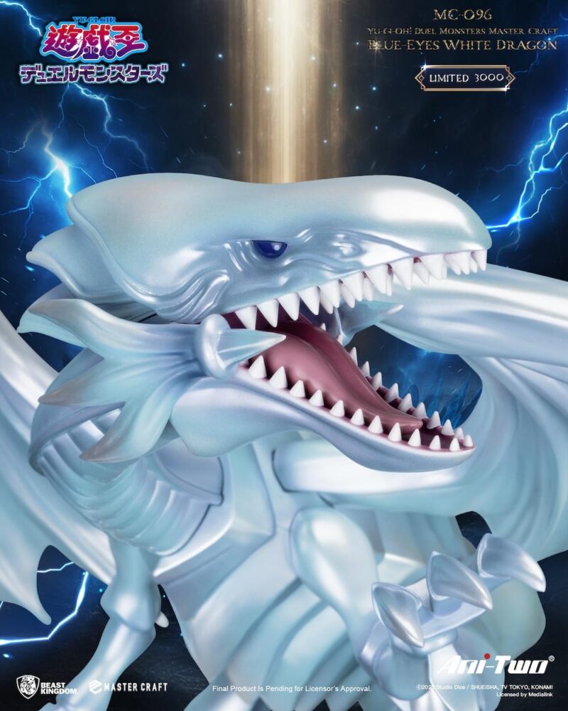 YU-GI-OH - Dragon Blanc Aux Yeux Bleus - Statuette Master Craft 37cm – Image 3