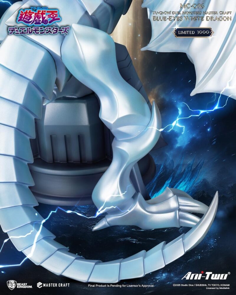 YU-GI-OH - Dragon Blanc Aux Yeux Bleus - Statuette Master Craft 37cm – Image 5