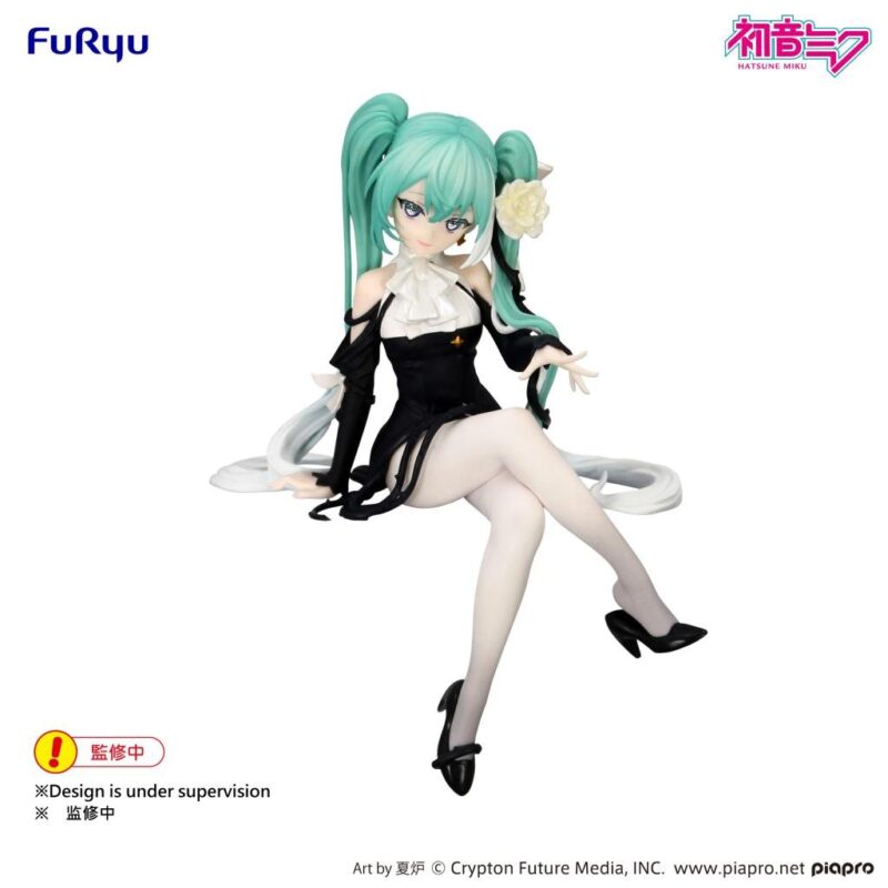 HATSUNE MIKU - Flower Fairy White Rose - Statuette Noodle Stopper 14cm
