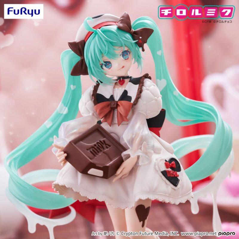 HATSUNE MIKU - Hatsune Miku x Tirol Choco - Statuette Trio-Try-It 18cm – Image 4
