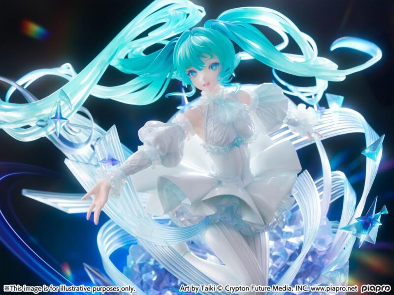 HATSUNE MIKU - Crystall Dress - Statuette 1/7 22.5cm – Image 6