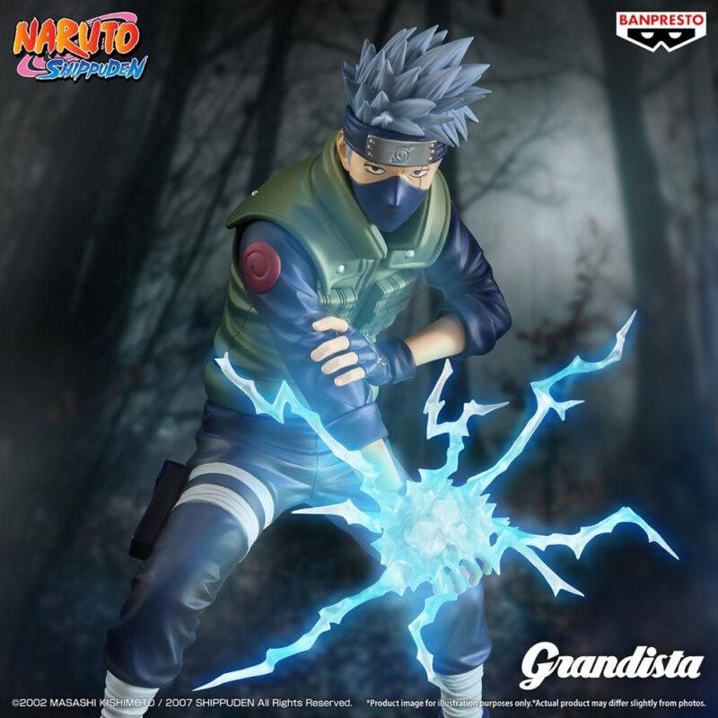 NARUTO SHIPPUDEN - Kakashi Hatake - Figurine Grandista 23cm – Image 5