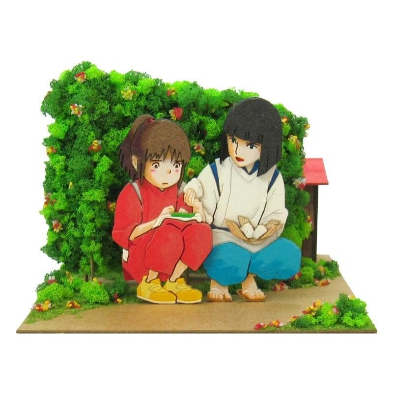 LE VOYAGE DE CHIHIRO - Chihiro & Haku - Diorama Papier